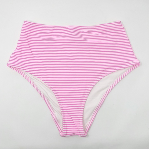 aerie Other - AERIE High Waisted Cheeky Bikini Bottom M Striped